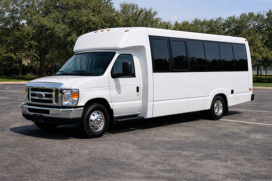18-passenger minibus available for charter in Walnut Creek, CA